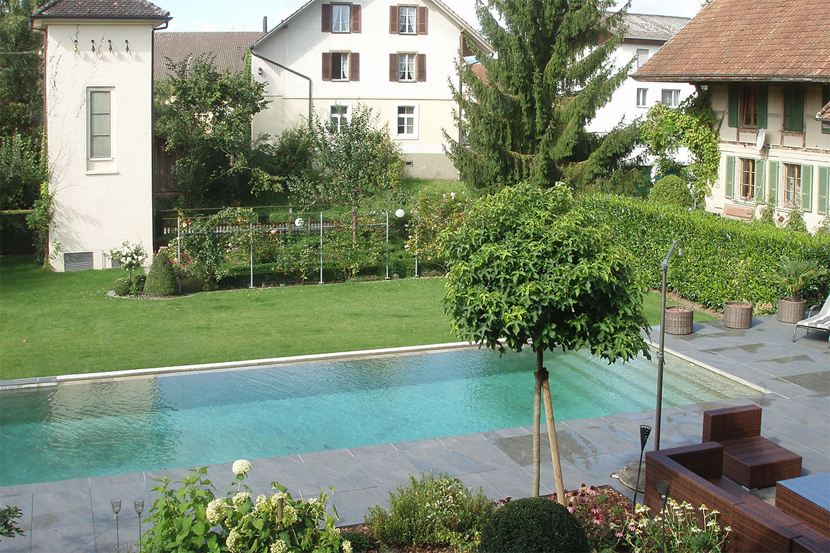 Gartenlandschaft in der Region Rüti